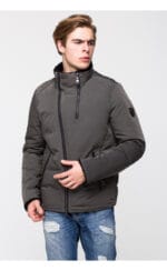 Мужской зимний короткий пуховик Clasna CW17MD012CK - Зображення 4
