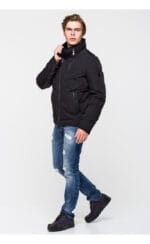 Мужской зимний короткий пуховик Clasna CW17MD012CK