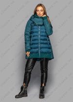 Женский зимний пуховик с капюшоном Clasna CW18D315DW — изображение 4