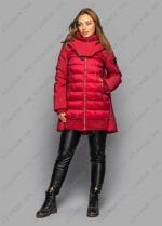 Женский зимний пуховик с капюшоном Clasna CW18D315DW — изображение 9