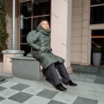 Женский зимний пуховик с двумя капюшонами 2298 - Зображення 8