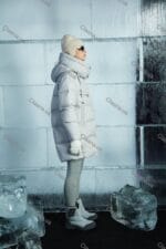 Женская зимняя куртка с капюшоном 742 — изображение 7