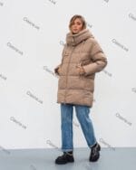 Женская зимняя куртка с капюшоном 742 — изображение 4