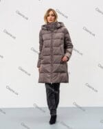 Женская зимняя куртка с капюшоном 73312 - Зображення 3
