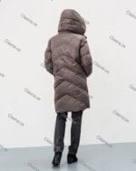 Женская зимняя куртка с капюшоном 73312 - Зображення 6