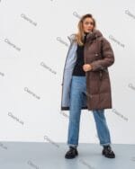 Женская зимняя куртка с капюшоном 23A203 - Зображення 5