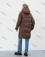 Женская зимняя куртка с капюшоном 23A203 - Зображення 6