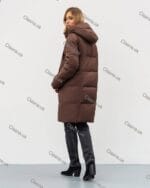 Женская зимняя куртка с капюшоном 23A203 - Зображення 4