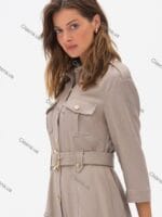 Женское длинное платье на кнопках 4340XL big size - Зображення 2