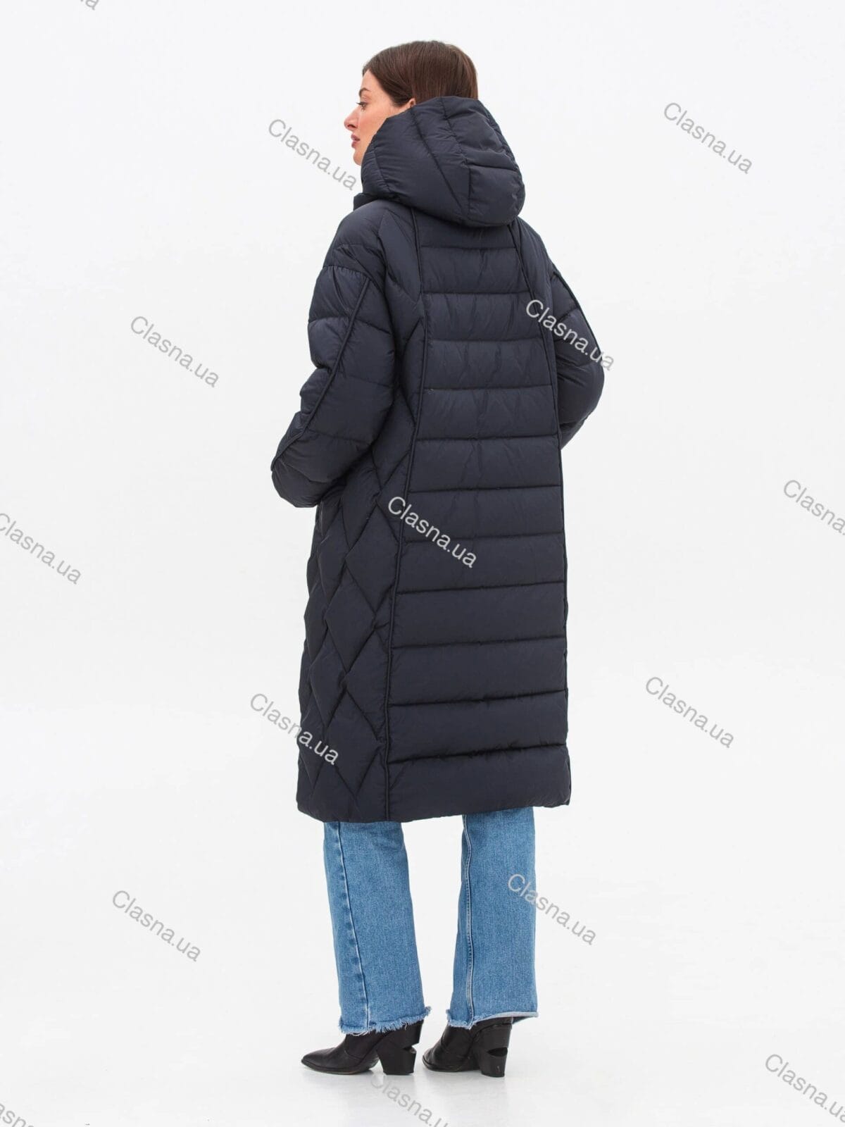 Женский длинный зимний пуховик 145 - Зображення 3