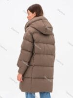 Женская зимняя куртка средней длины 8042 — изображение 3