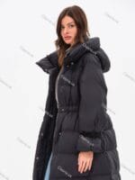 Женский зимний длинный пуховик 833 - Зображення 7