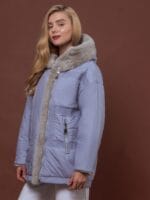 Женская зимняя куртка 582 big size - Зображення 5