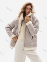 Женская короткая куртка с капюшоном 256 - Зображення 5