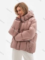 Женская короткая куртка с капюшоном 269 - Зображення 4
