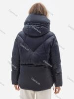 Женский короткий пуховик с капюшоном 902 - Зображення 3