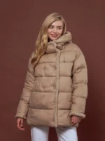 Жіноча зимова куртка з капюшоном 4573 big size