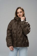 Женская весення куртка с капюшоном 26С821 - Зображення 9
