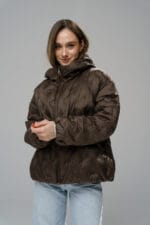 Женская весення куртка с капюшоном 26С821 - Зображення 7